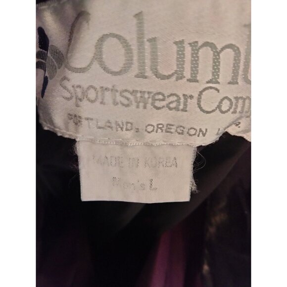 Columbia Coat Men's Large 1990s 2 in 1 Jacket Double Zip radial sleeve fleece - Picture 5 of 12